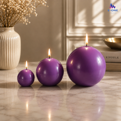 Sphere Wax Candles