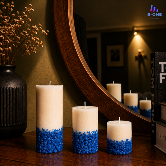 Ocean Stone Candle