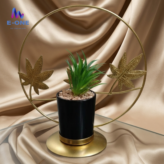 Gold Leaf Planter