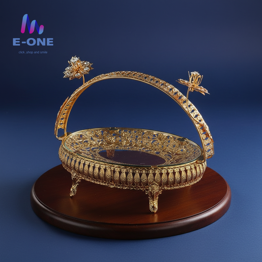 Royal Bloom Serving Basket