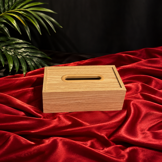 Wooden Charm tissue box