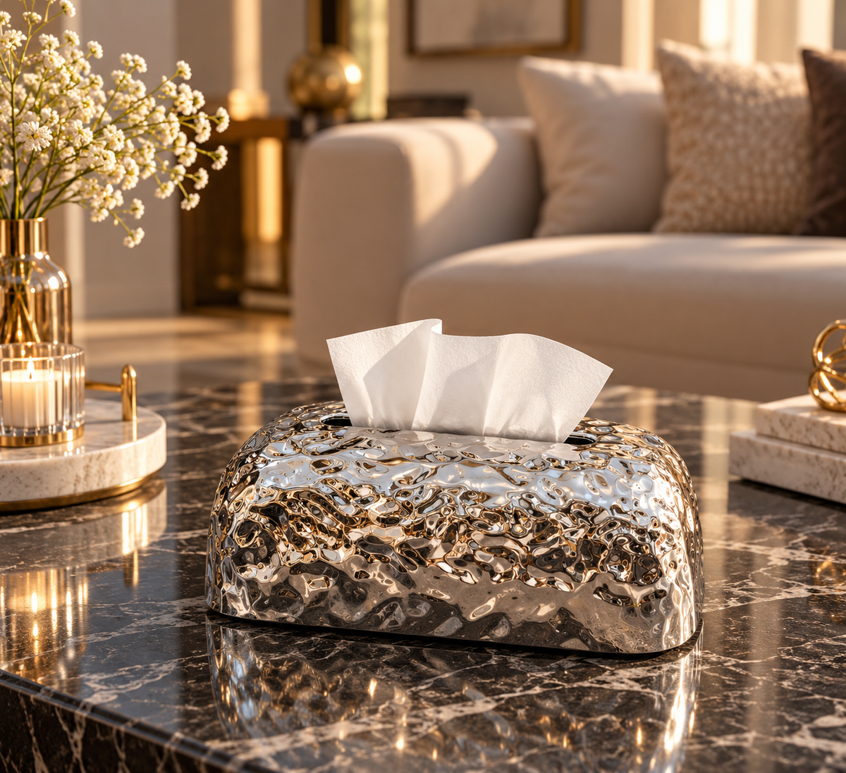 Silver crest Tissue Holder