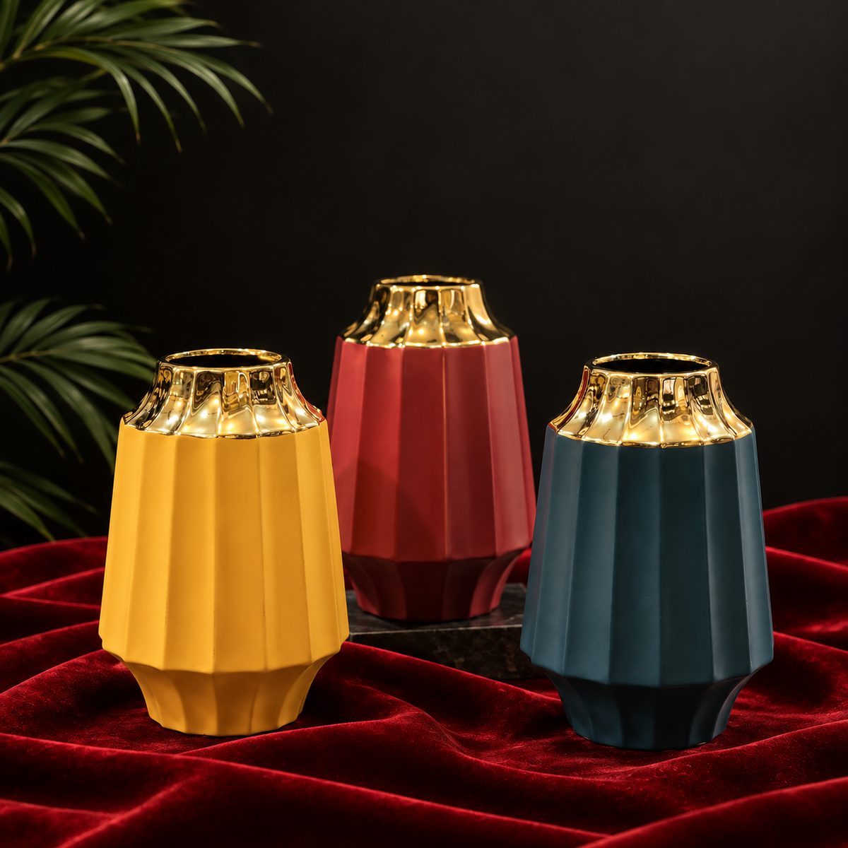 Tricolor Glow Vase