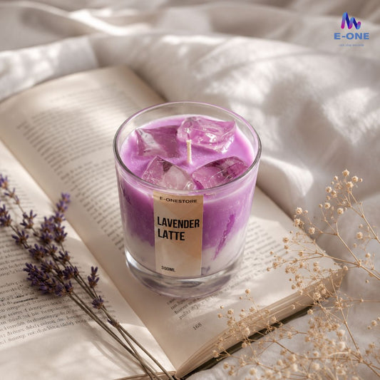 LAVENDER LATTE CANDLE