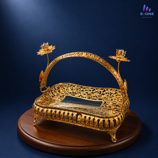 Royal Lotus Serving Basket