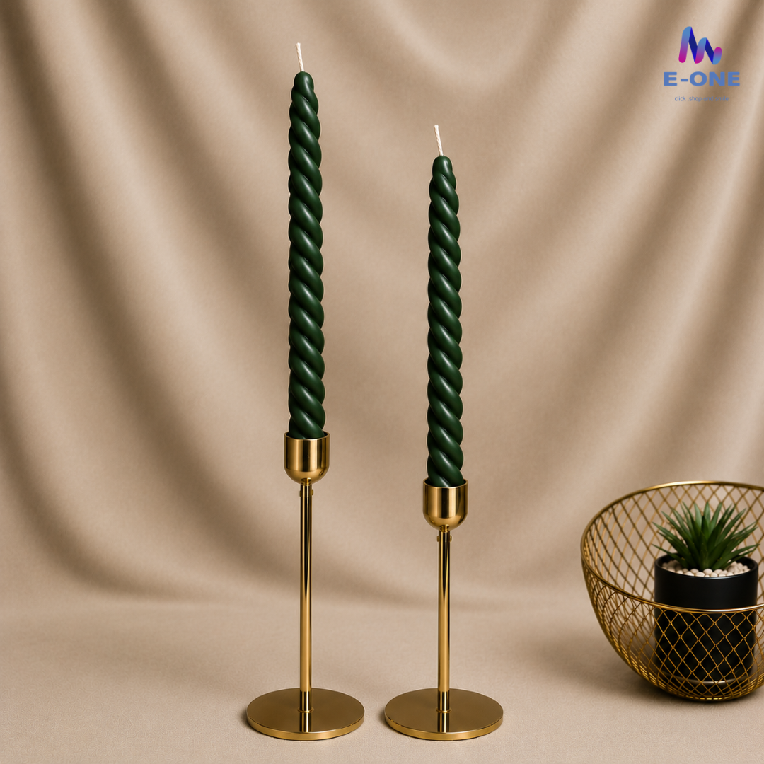 Long Spiral Wax Candle
