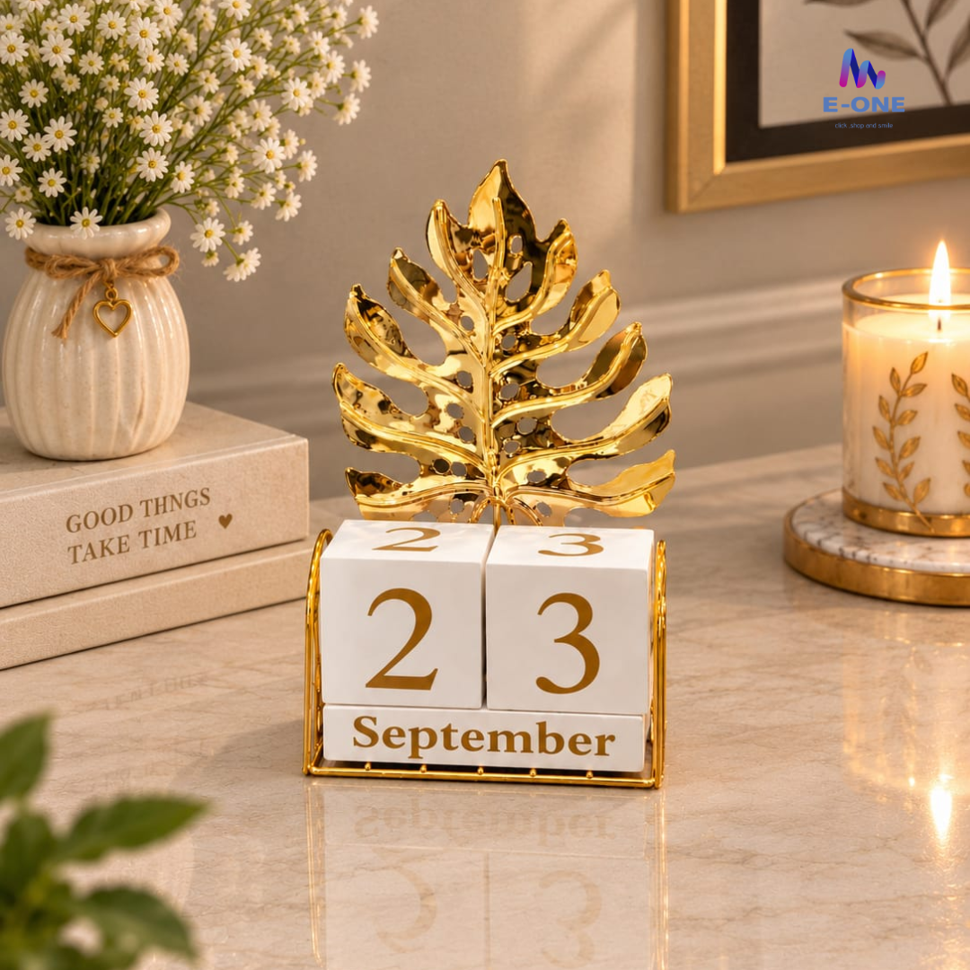 Golden Leaf Calendar