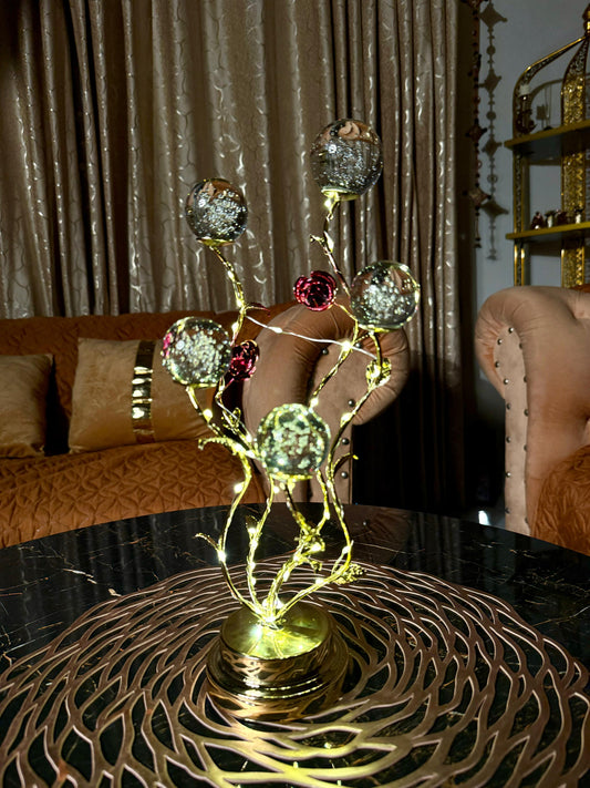 Crystal Rose Table accent