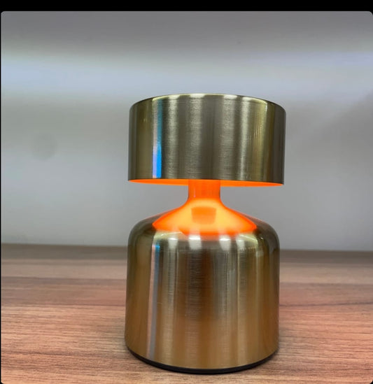 Gold Round Lamp