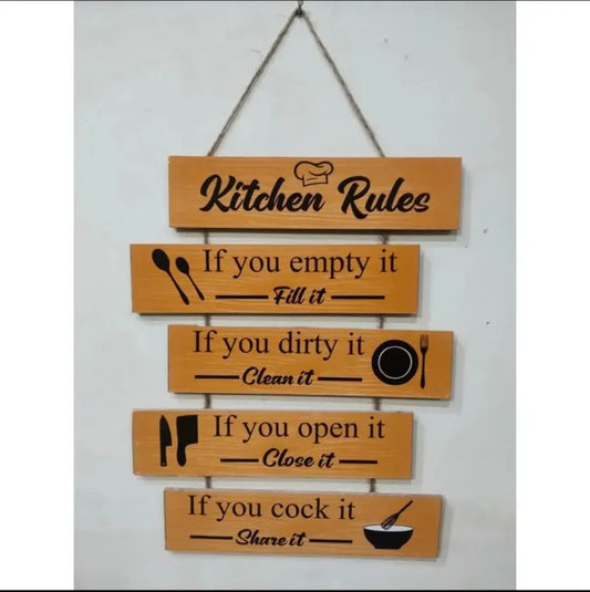 Kitchen Wall Hanging Quotations