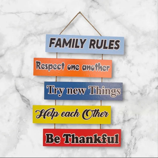 Family Wall hanging Quote