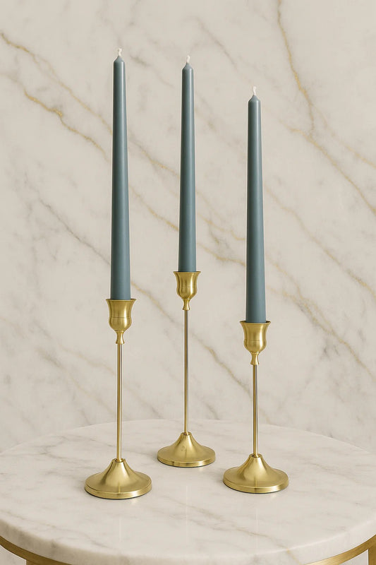 Taper Candle Slate Blue(10-Inch)