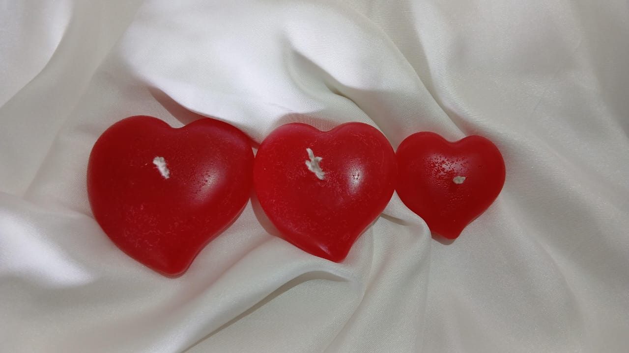 Heart Wax Candles