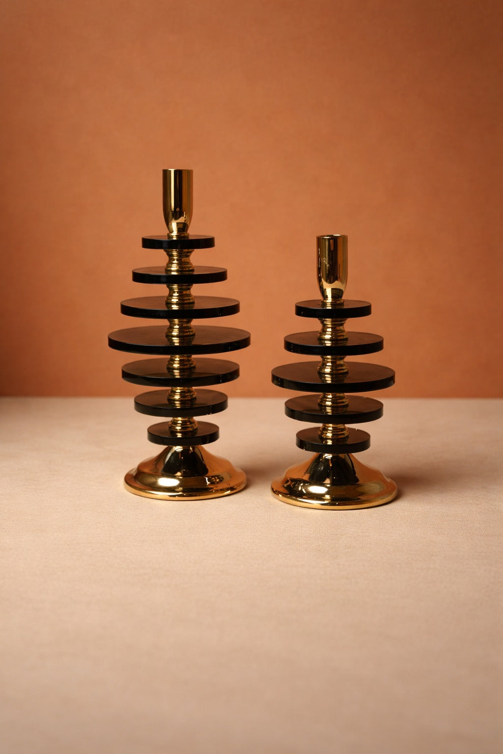 Black Spiral Candle Holder