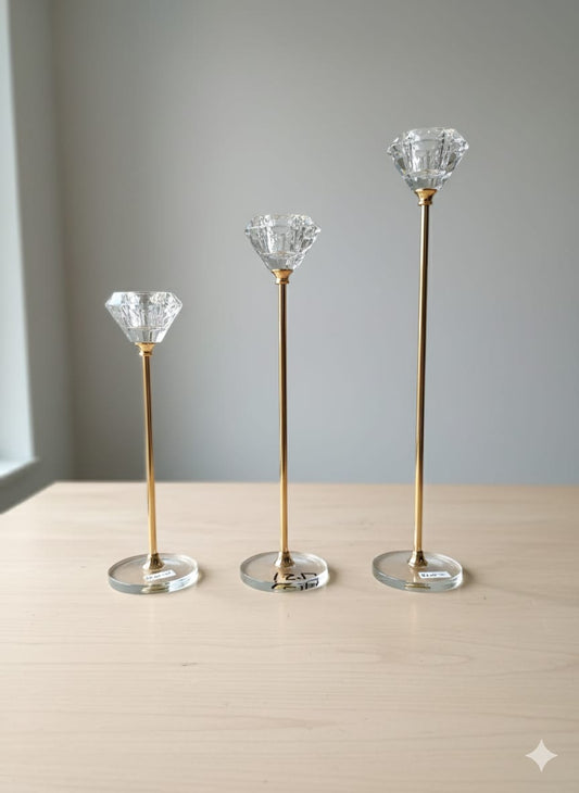 Crystal Diamond Candle holder