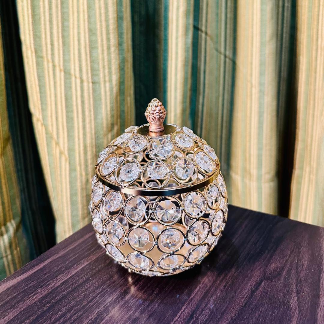 ROUND CHEST JEWELRY BOX