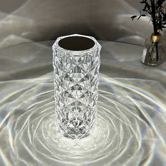 Rose Crystal Table Lamp