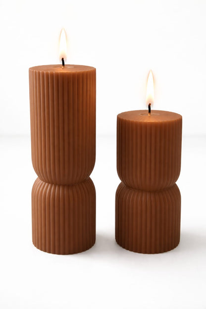 Large Hourglass Candle