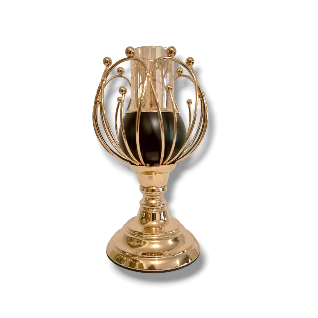 SET OF 2 VELVET NIGHT CANDLE HOLDERS