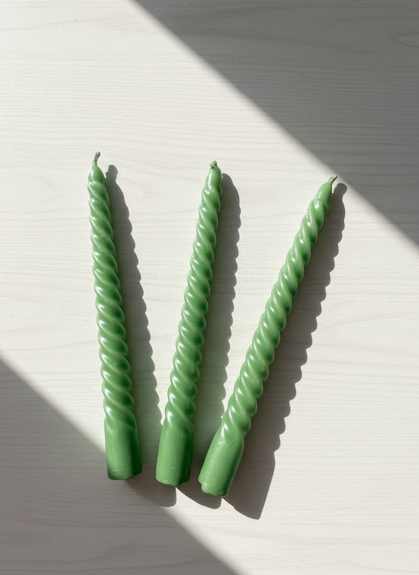 Spiral Wax Candles
