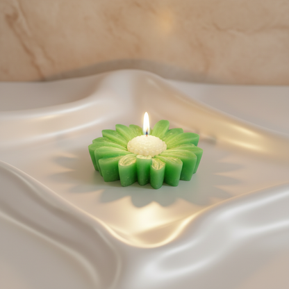 Daisy Flower Shape Candles