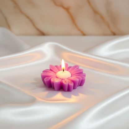 Daisy Flower Shape Candles