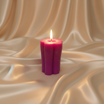 Flower Column Candle