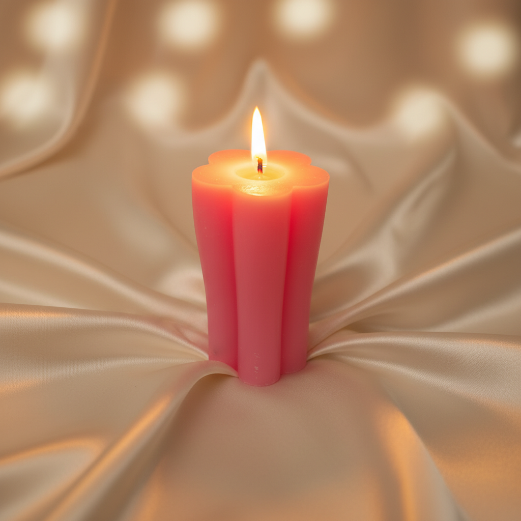 Flower Column Candle